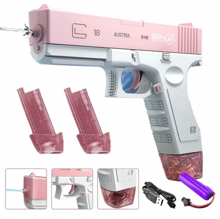 Summer Electric Water Gun Toy, Automatic Water Spray Childerns Toy, Rechargeable High Pressure Strong Charging Toy Summer Electric Water Gun Toy, Automatic Water Spray Childerns Toy, Rechargeable High Pressure Strong Charging Toy